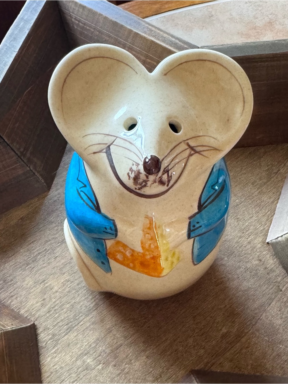 Parmesan Cheese Mouse Shaker VTG
